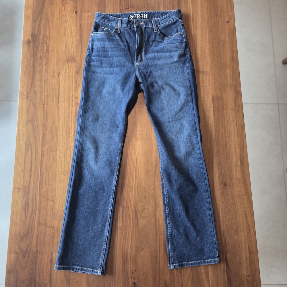 Kimes Ranch Sarah High-Rise Slim Bootcut Jeans | 6/30 | Dark Wash - Picture 4 of 12